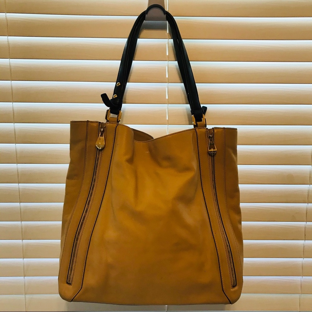 Pour la Victoire NOVEAU Tan Tote Bag